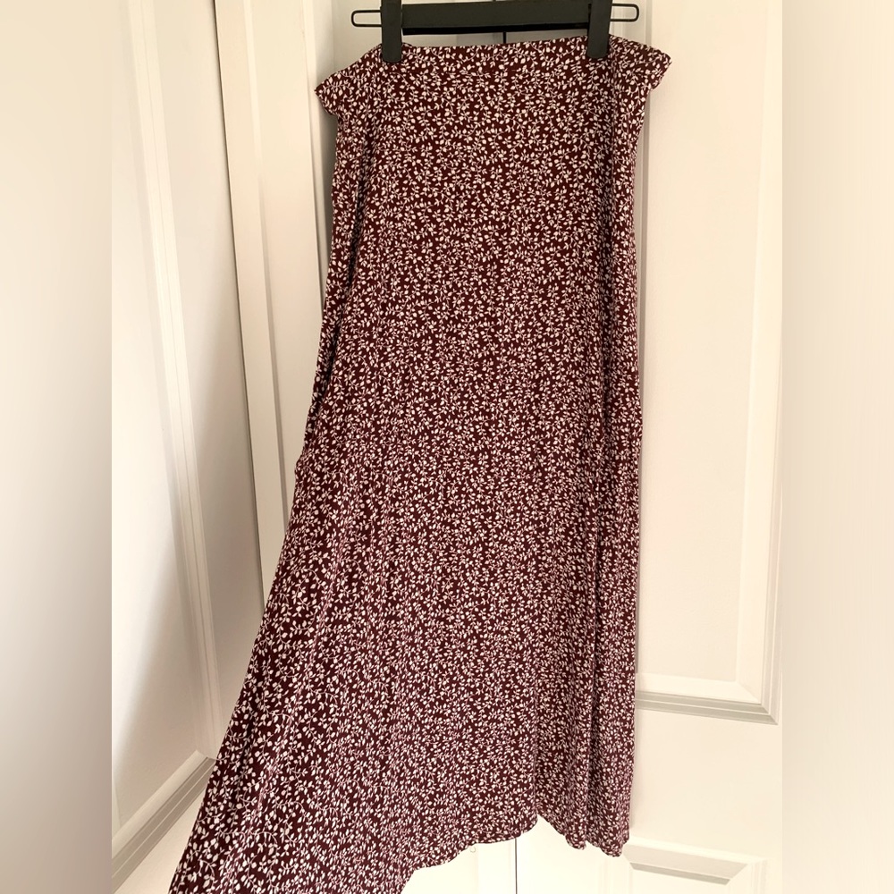 Reformation Floral Midi Skirt